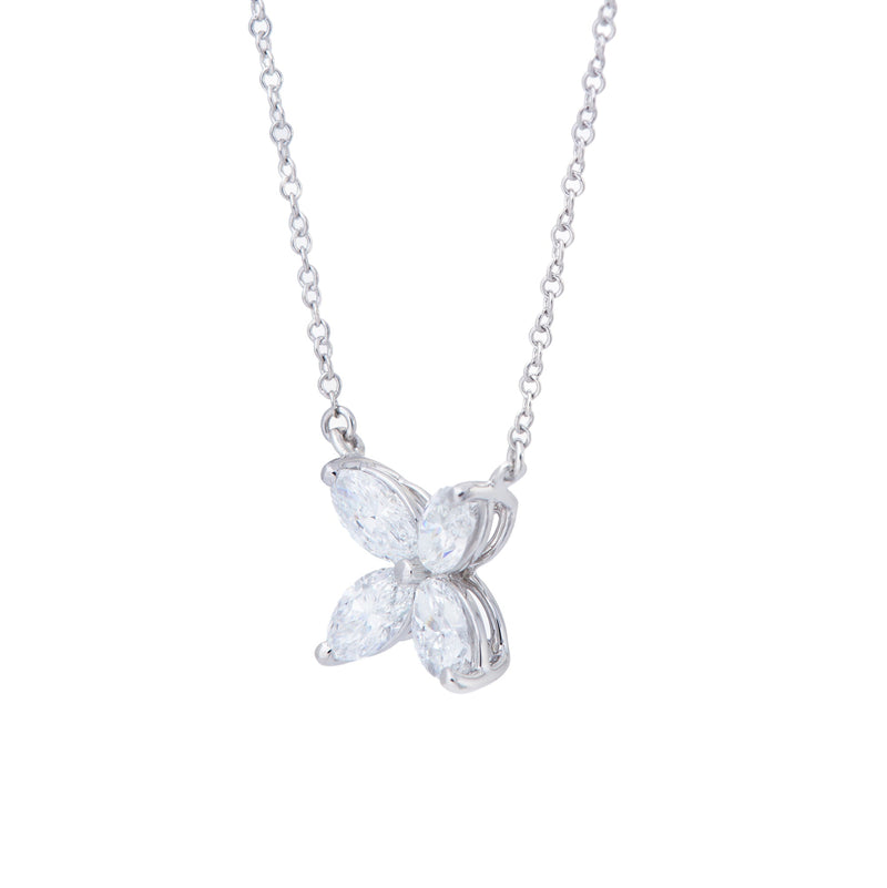 Tiffany & Co. Victoria Platinum and Diamond Pendant Necklace, Large