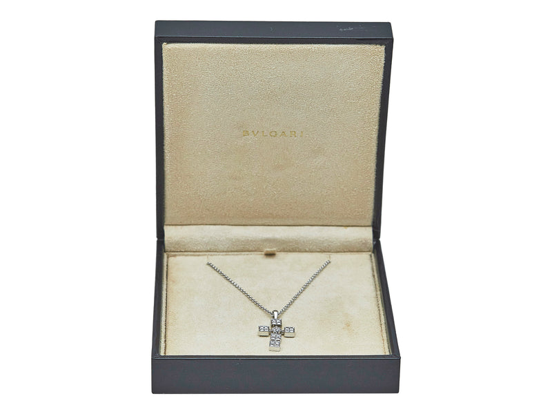 A Bvlgari Lucea Cross Pendant Necklace