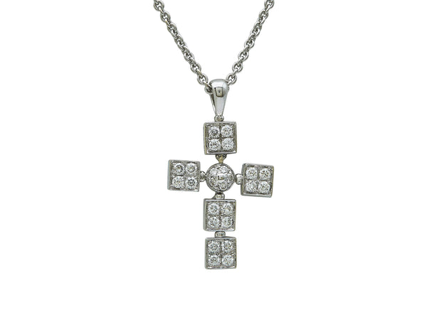 A Bvlgari Lucea Cross Pendant Necklace