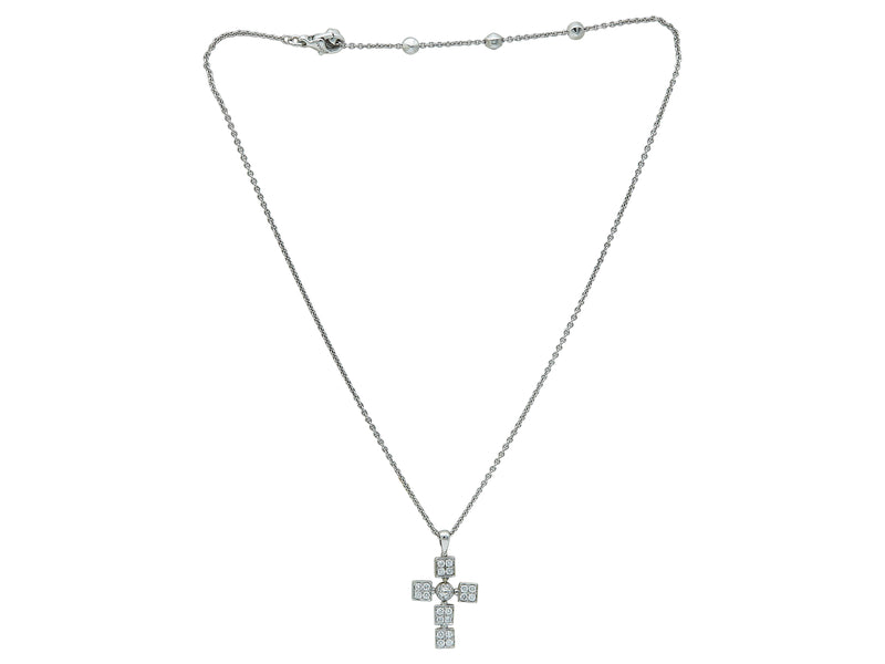 A Bvlgari Lucea Cross Pendant Necklace