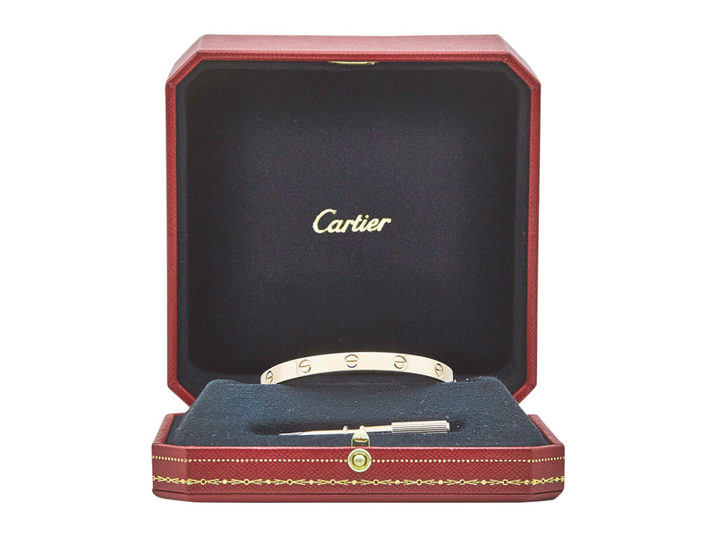 A Cartier Love Bangle Bracelet, Classic Model