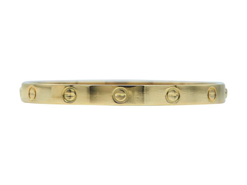 A Cartier Love Bangle Bracelet, Classic Model