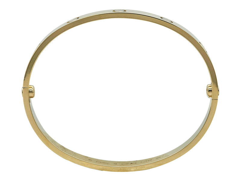 A Cartier Love Bangle Bracelet, Classic Model