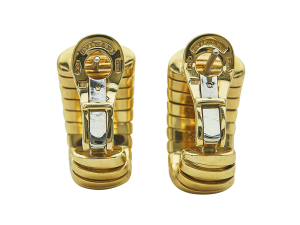 A pair of Bvlgari Spiga Ear Clips