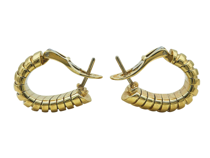 A pair of Bvlgari Spiga Ear Clips