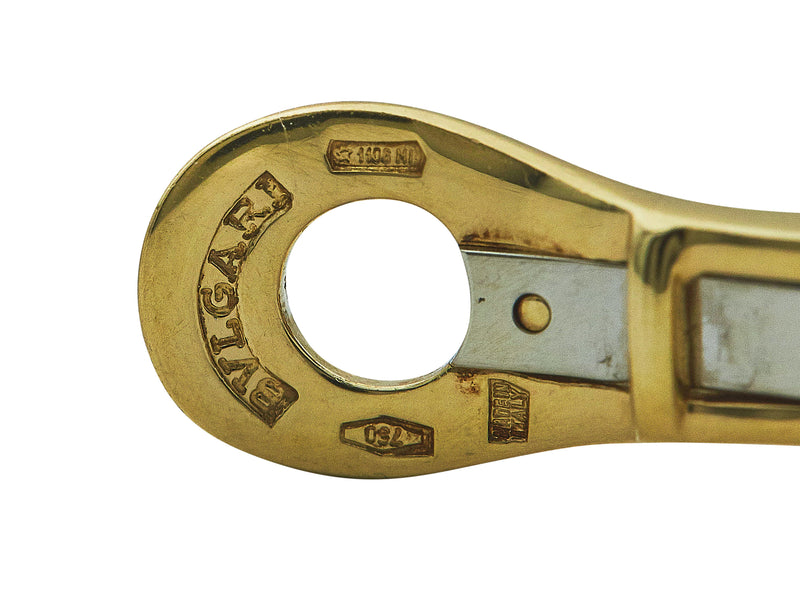 A pair of Bvlgari Spiga Ear Clips