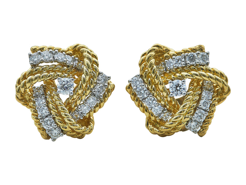 A Pair of Verdura Pinwheel Earclips