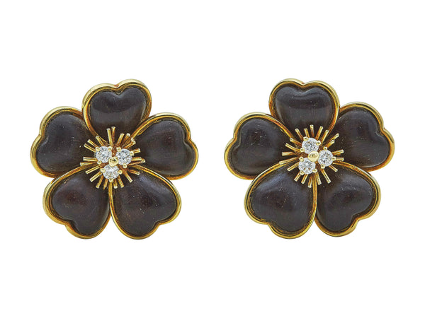 A pair of Van Cleef & Arpels Clématite Earrings