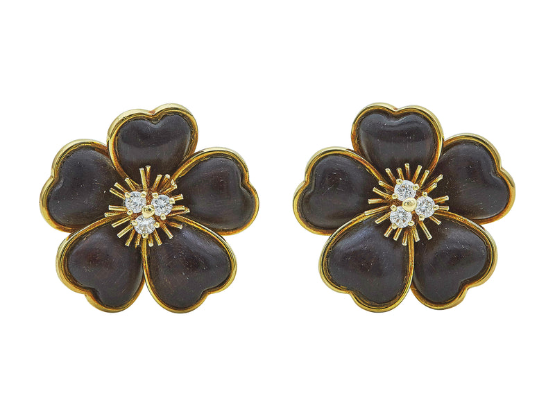 A pair of Van Cleef & Arpels Clématite Earrings