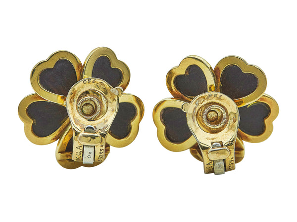 A pair of Van Cleef & Arpels Clématite Earrings