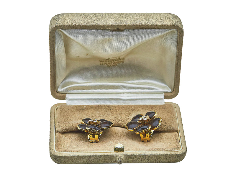 A pair of Van Cleef & Arpels Clématite Earrings