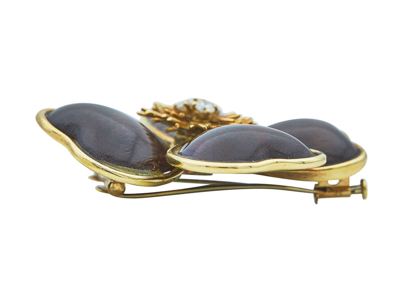 A Van Cleef & Arpels Clématite Brooch