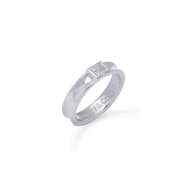 Tiffany & Co. 'Essential' White Gold Diamond Ring