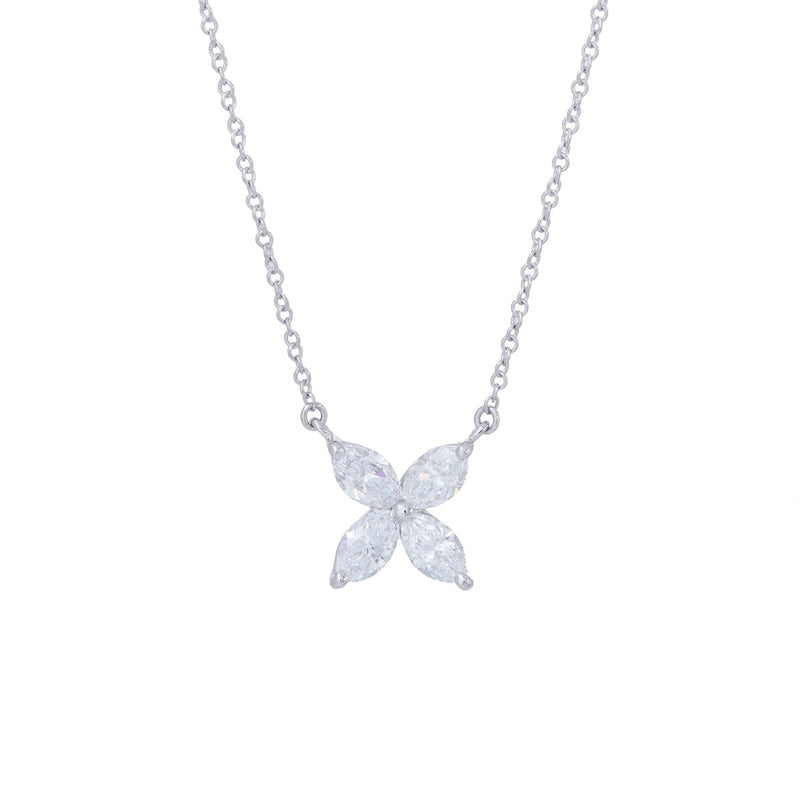 Tiffany & Co. Victoria Platinum and Diamond Pendant Necklace, Large