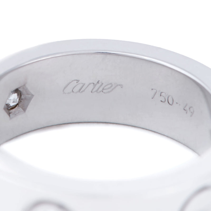 Cartier 'Love' White Gold Diamond Ring