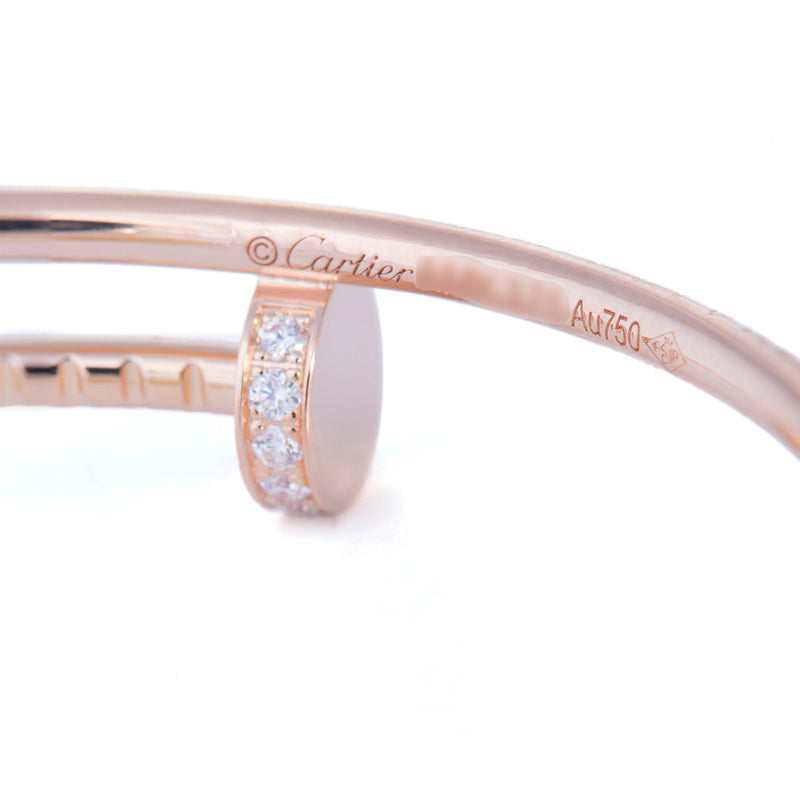 Cartier Juste Un Clou Rose Gold Diamond Earrings