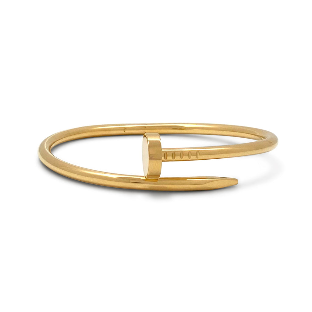 NEW* Cartier-ish Gold Nail Bracelet | Nail bracelet, Gold nails, Bracelet  shops