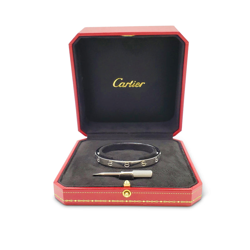Cartier 'Love' White Gold Bracelet