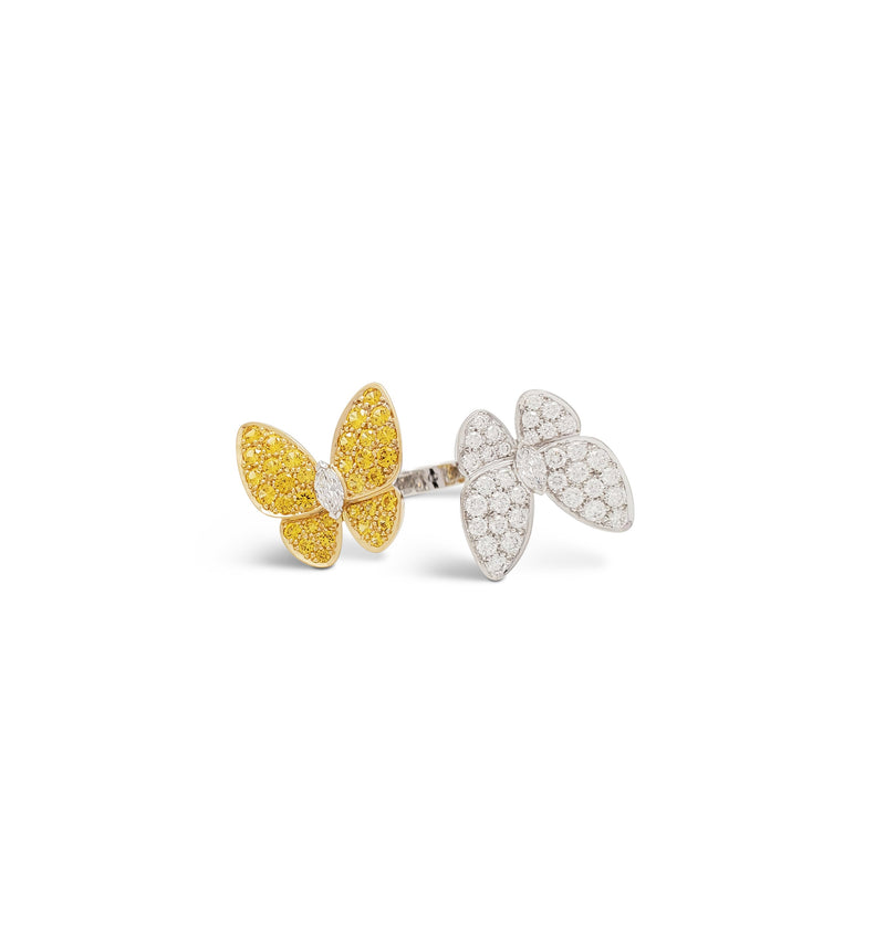Van Cleef & Arpels Two Butterfly Between-the-Finger Ring