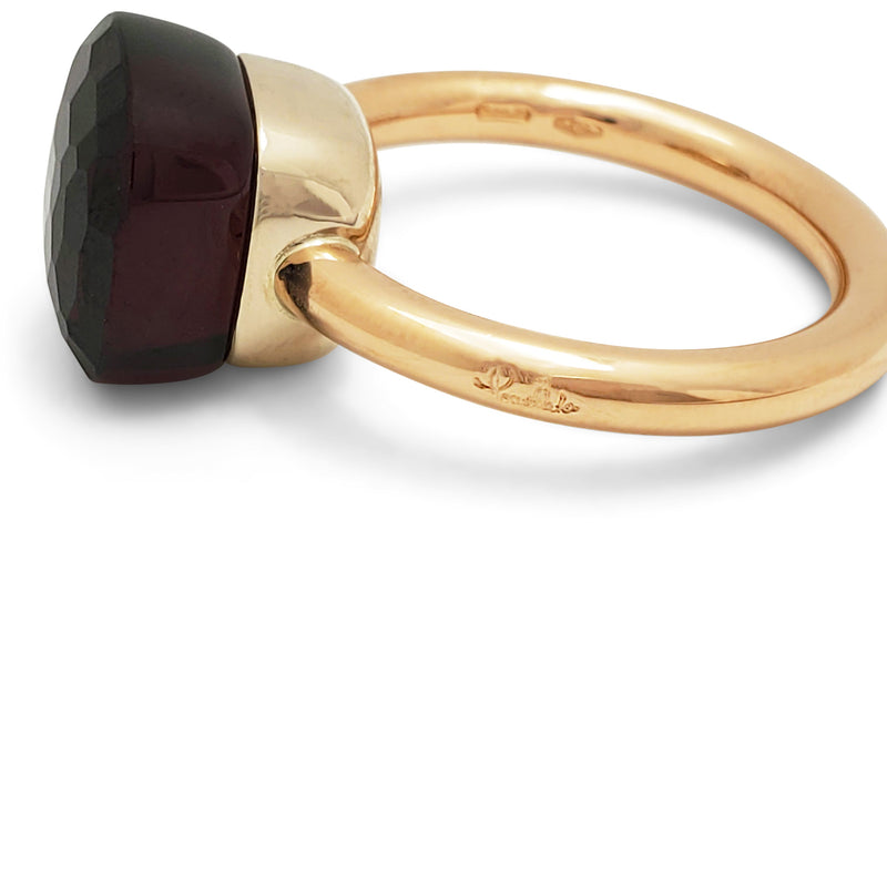 Pomellato Nudo Rose Gold and Garnet Ring
