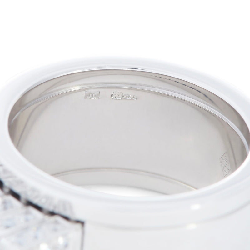 Cartier 'Paillettes' White Gold Diamond Ring