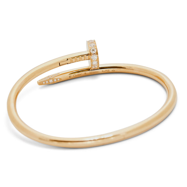 Cartier 'Juste un Clou' Rose Gold Diamond Bracelet