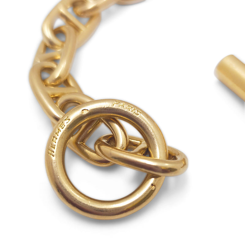 Hermès 'Chaîne d'Ancre' Yellow Gold Bracelet