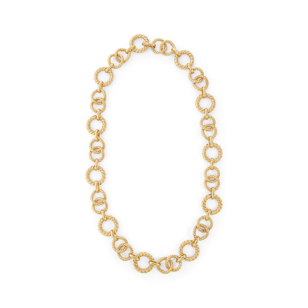 Tiffany & Co. Gold Rope Link Necklace