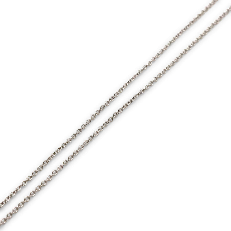 Tiffany & Co. Platinum Diamond Cross Pendant Necklace, Large