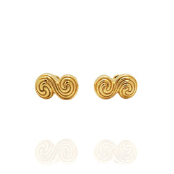 Tiffany & Co. 'Spiro Swirl' Yellow Gold Cufflinks