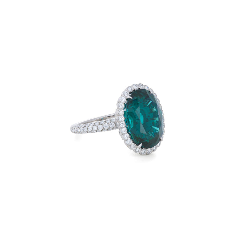 Tiffany & Co. 'Soleste' Tourmaline and Diamond Ring